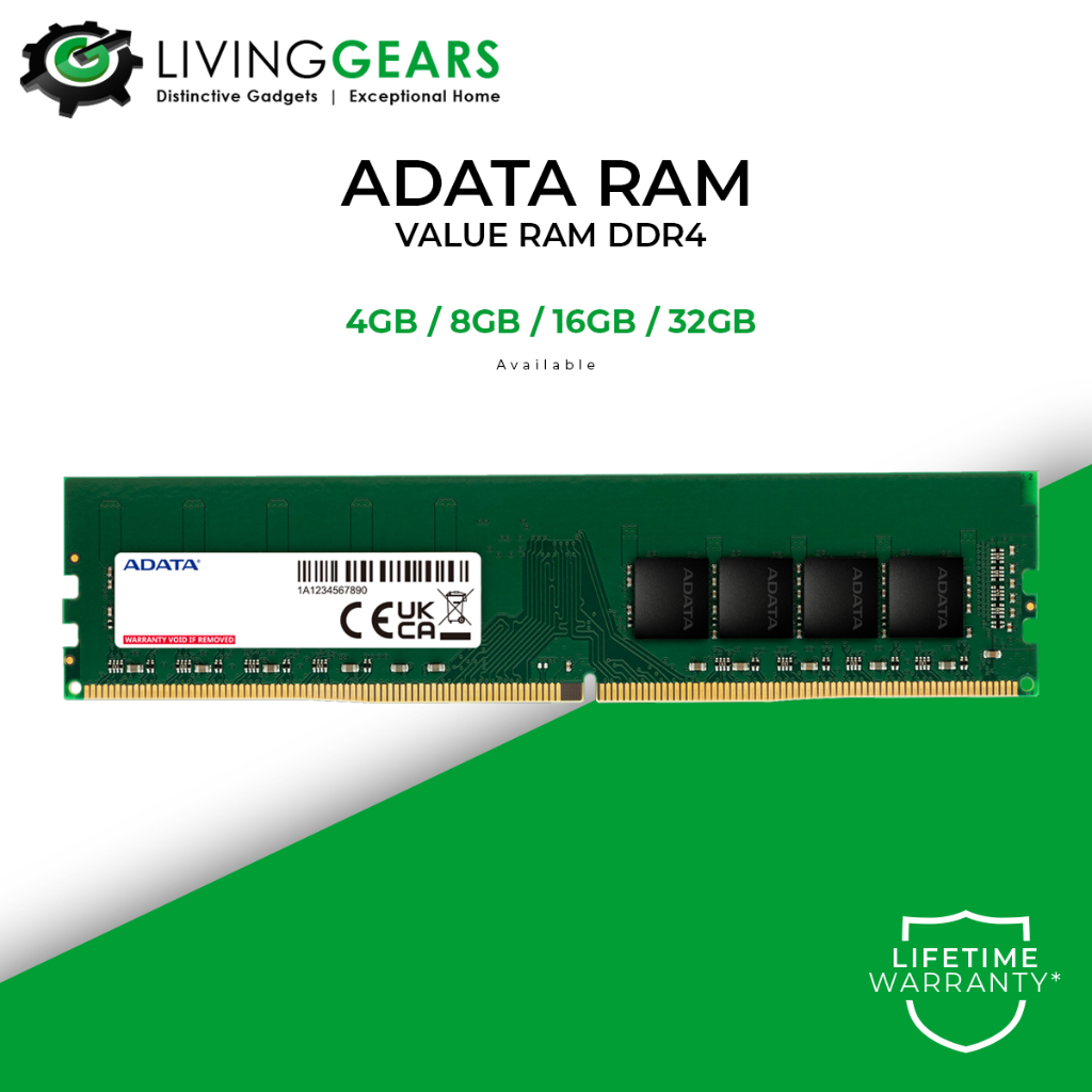 Adata Ram Desktop DDR4 2666 / 3200Mhz ( 4GB / 8GB / 16GB / 32GB ...