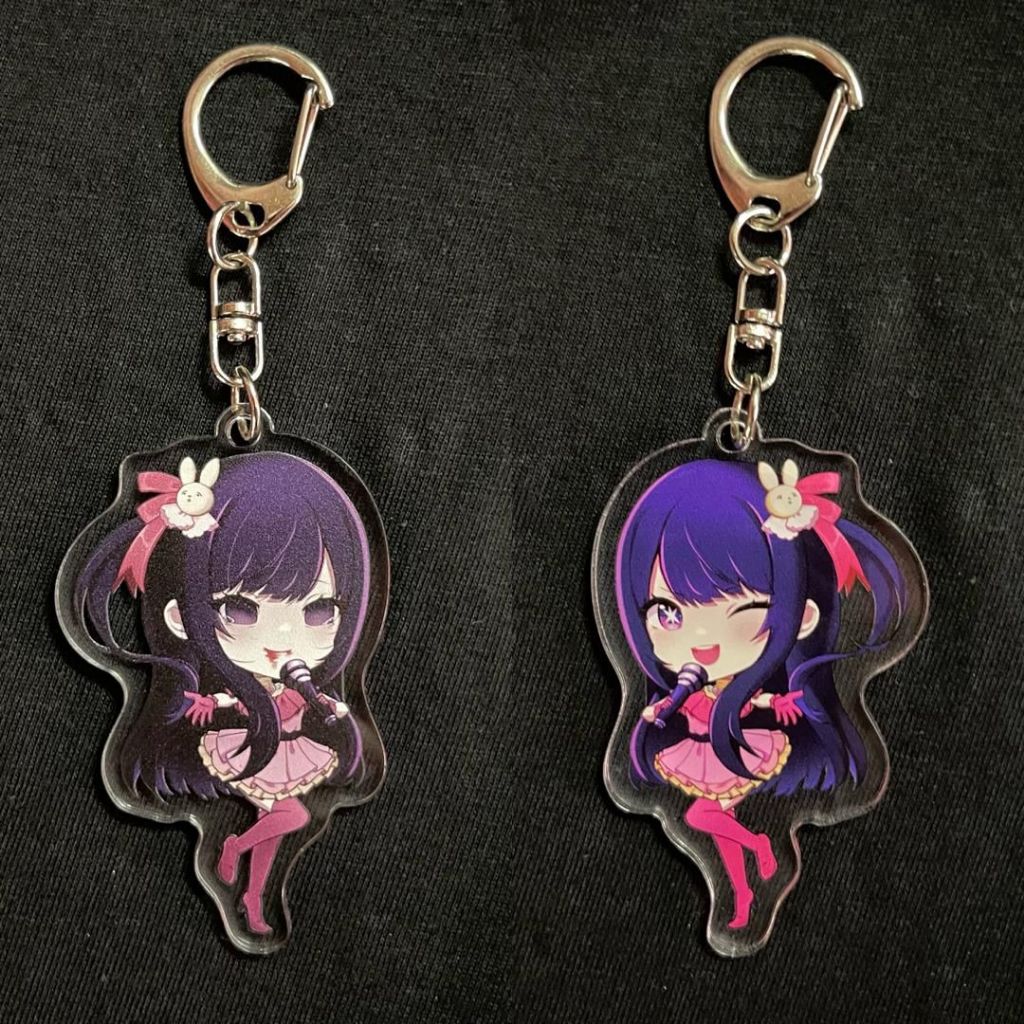 Ai Hoshino From Oshi No Ko Chibi Fanart Anime Acrylic Keychain | Shopee ...