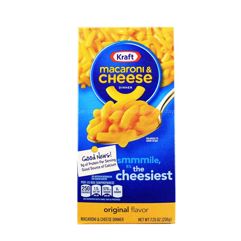 Kraft Macaroni & Cheese Dinner Flavour 206g Shopee Philippines