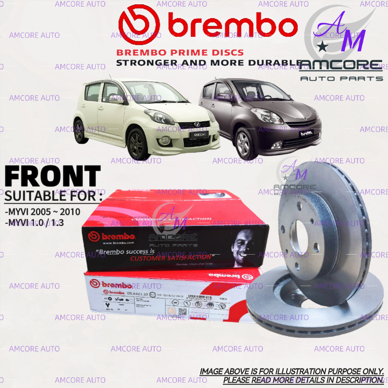 PERODUA MYVI / MYVI SE BREMBO BRAKE DISC ROTOR / DISC BRAKE BREMBO