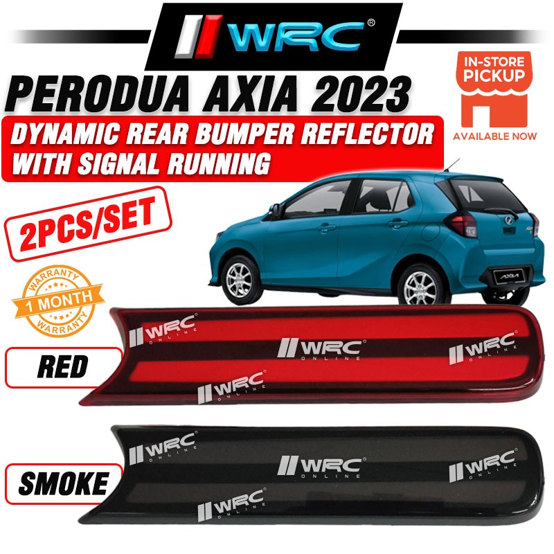 Perodua Axia 2023 Dynamic Rear Bumper Reflector With Signal Running ...