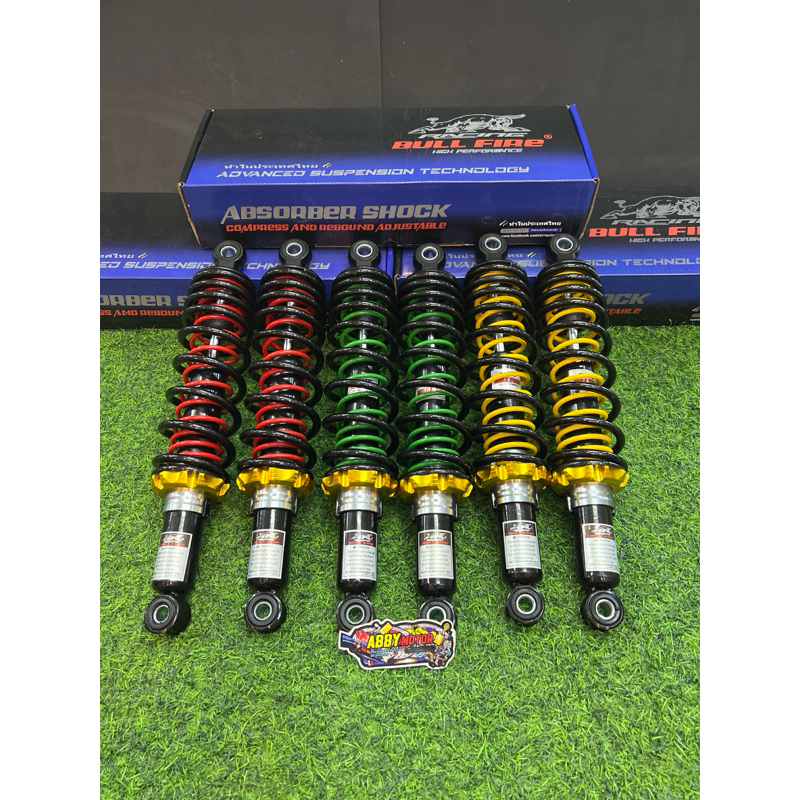 ABSORBER DOUBLE SPRING BULL FIRE 330MM | Shopee Philippines