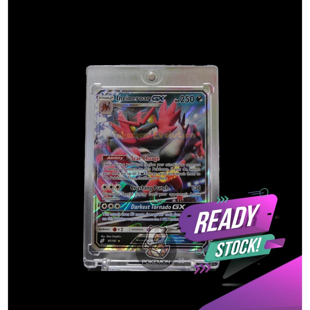 Incineroar Gx Pokemon Tcg Team Up Shopee Philippines