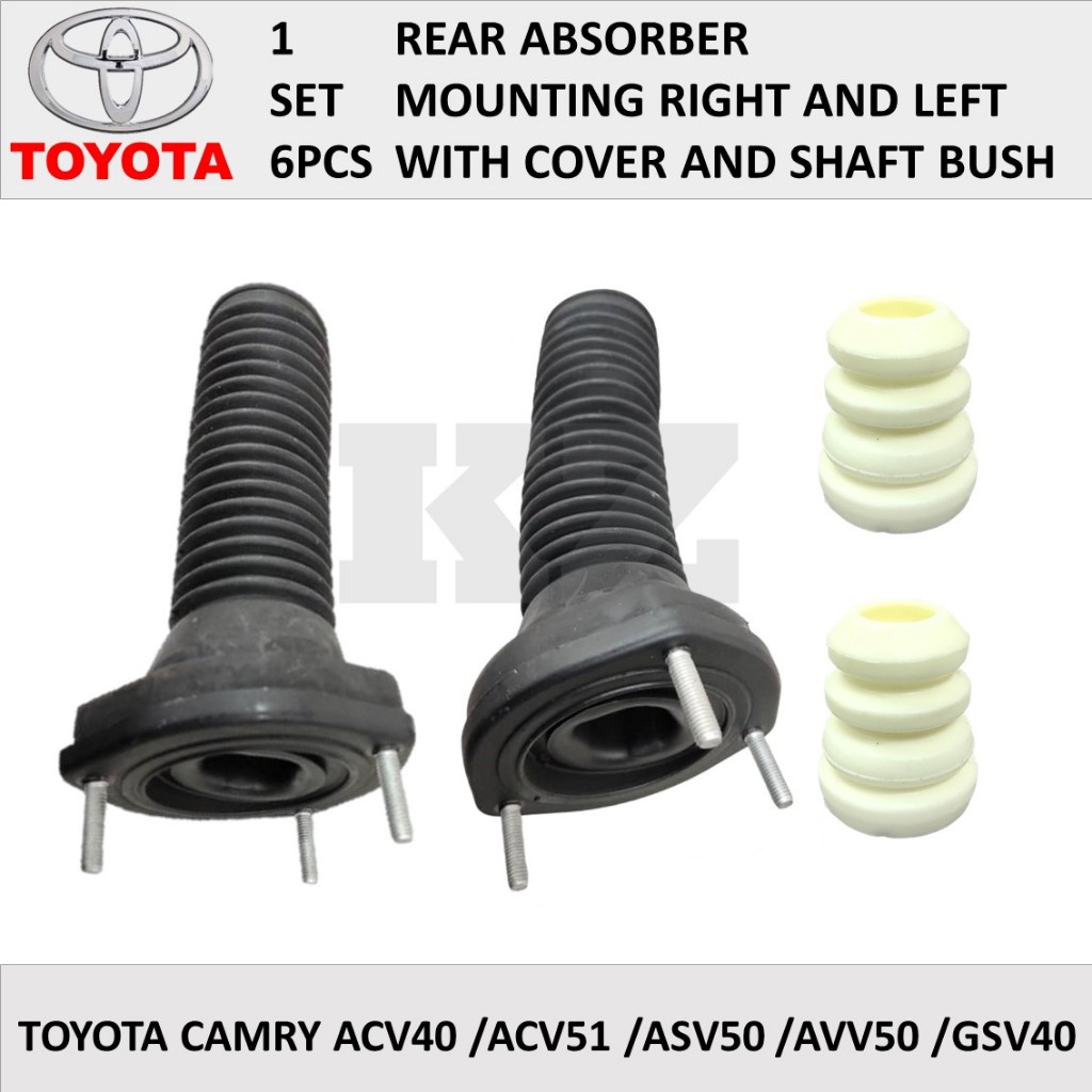 Toyota Camry Acv40 Acv51 Asv50 Avv50 Gsv40 Rear Absorber Mounting Right And Left With Cover 6028