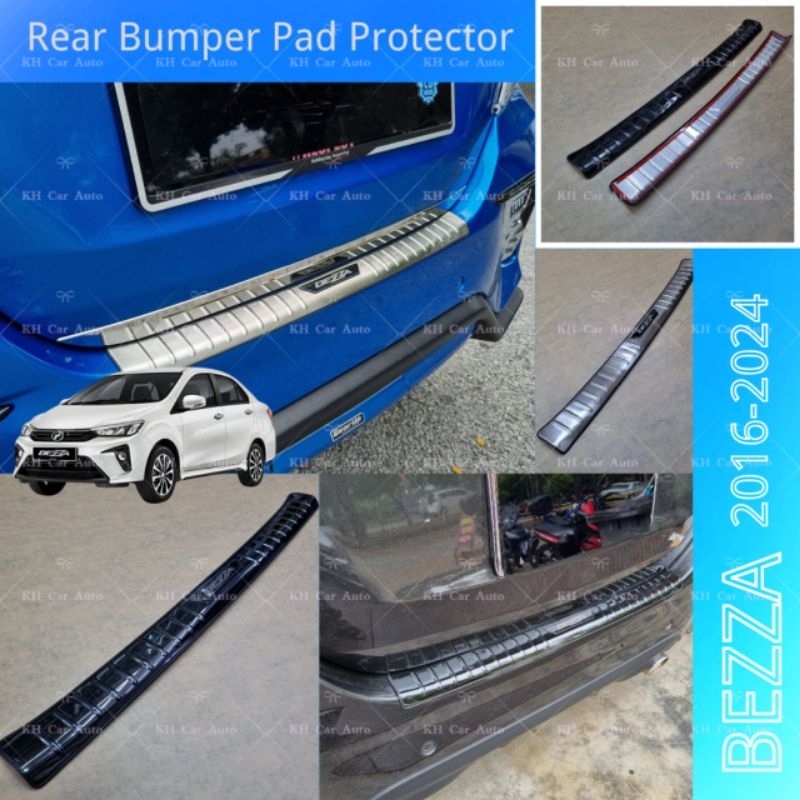 Perodua Bezza 2016-2024 Car Rear Bumper Step Protector Pad KH Car Auto ...
