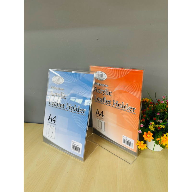 L SHAPE CARD STAND A4/ T SHAPE CARD STAND A4 / MULTIPURPOSE ACRYLIC ...