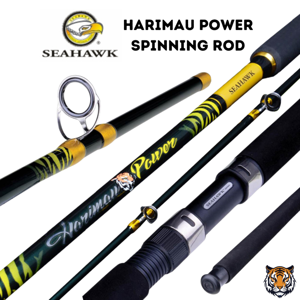 Seahawk Harimau Power Spinning Fishing Rod Incl Hard Paper Tube Seahawk ...