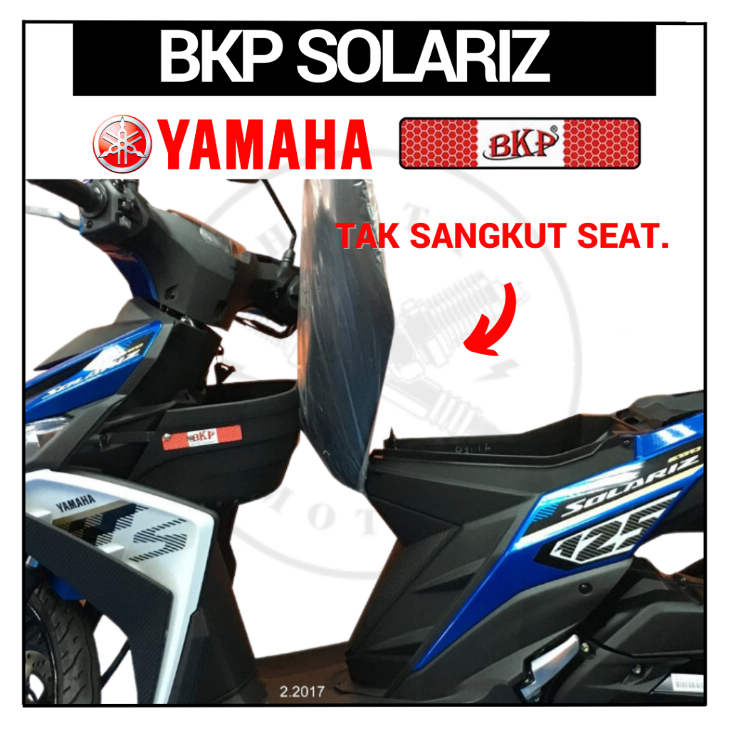 FREE SKRU BKP BASKET YAMAHA EGO SOLARIZ 125 SOLARIZ125 Plastic Plastik ...