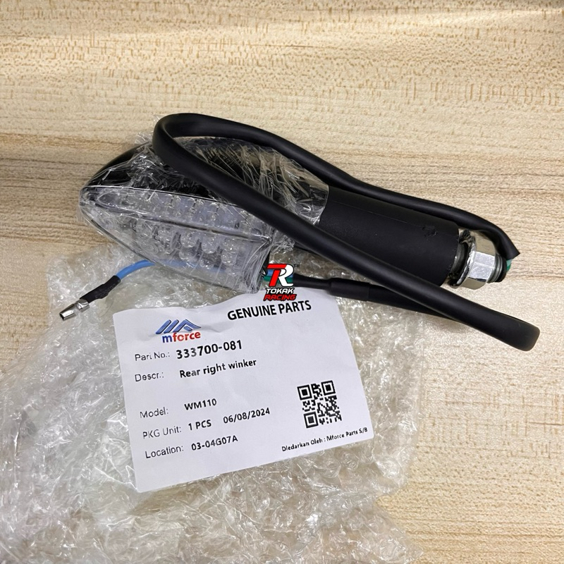 WMOTO WM110 REAR SIGNAL (HARGA UTK SEBELAH) | Shopee Philippines
