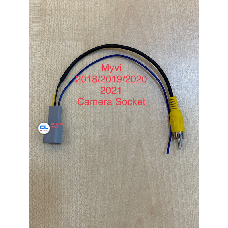 Perodua Myvi Bezza Reverse Camera Socket Rca Input Pin For Android Player