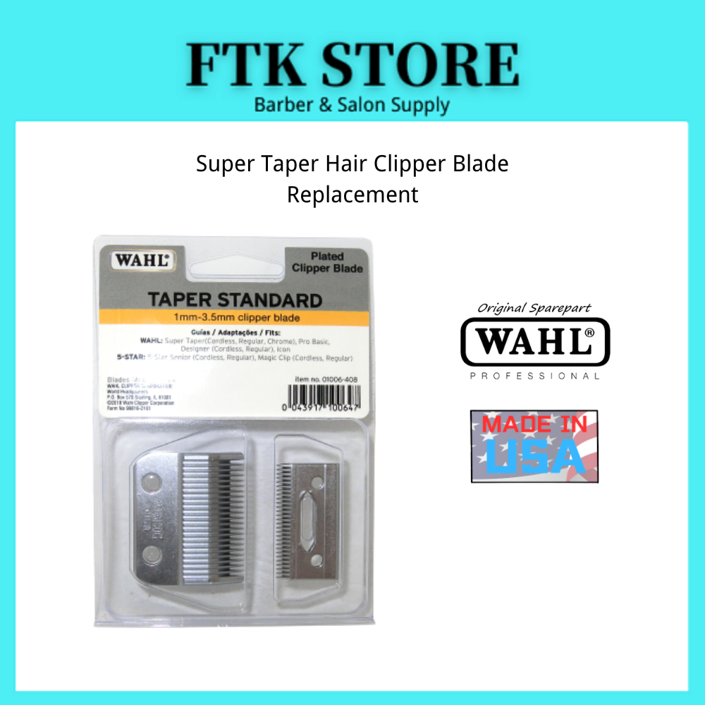 Wahl Super Taper Blade Set Super Taper Hair Clipper Blade Replacement Shopee Philippines 9958