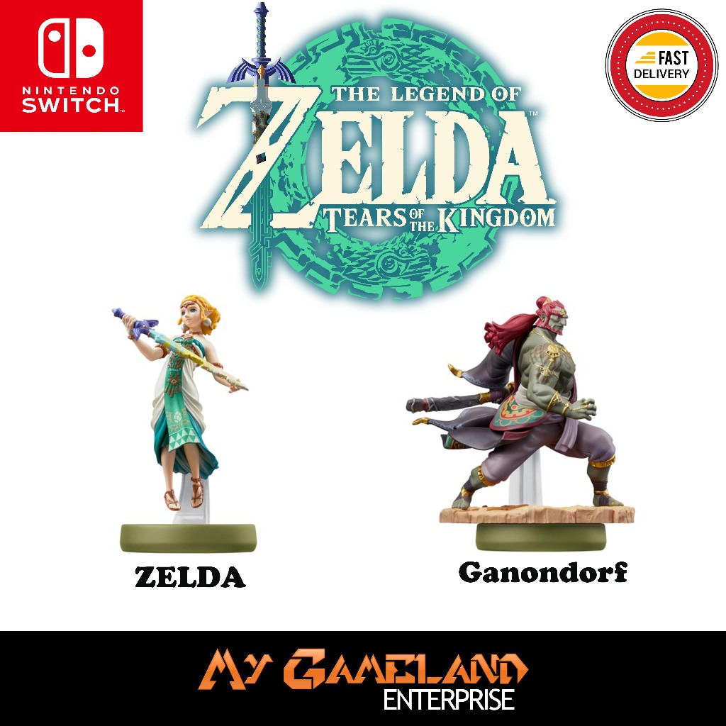 Tears Of The Kingdom Zelda And Ganondorf Amiibo Figures Coming