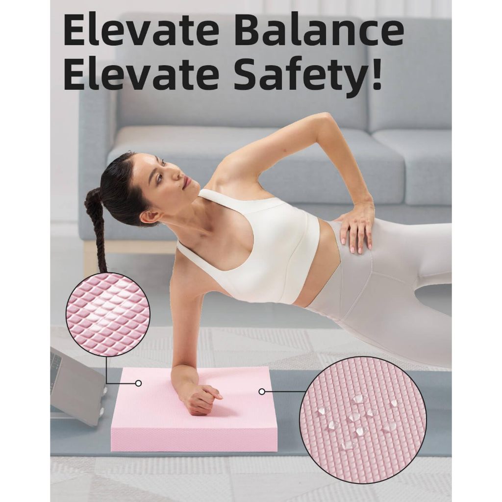 Extra Large Foam Balance Pad Stability Non-Slip Balance Mat Exercise ...