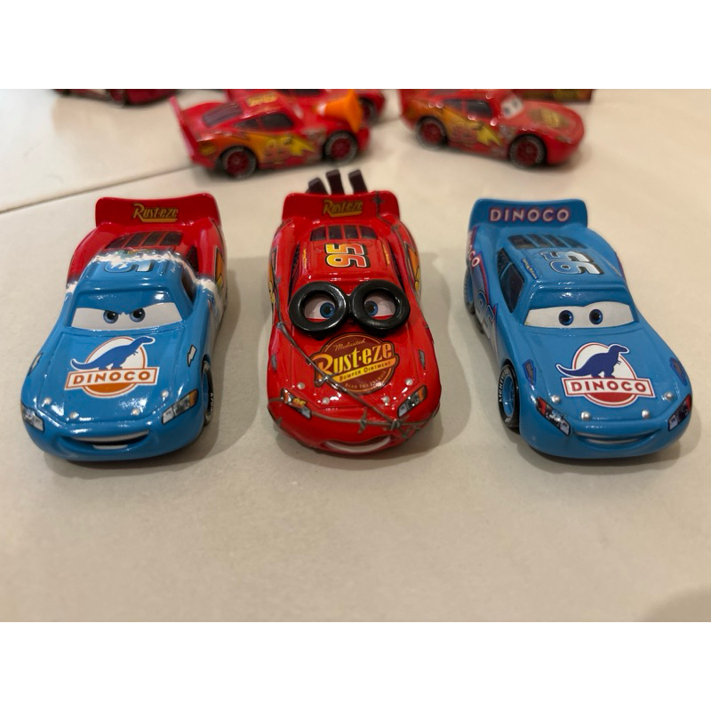 Lot! Disney Pixar Cars Mattel Lot of 3 Transforming Mcqueen, Spin Out ...