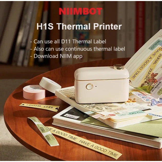 H1S Niimbot Label Printer Label Printer Thermal Continuous Printing