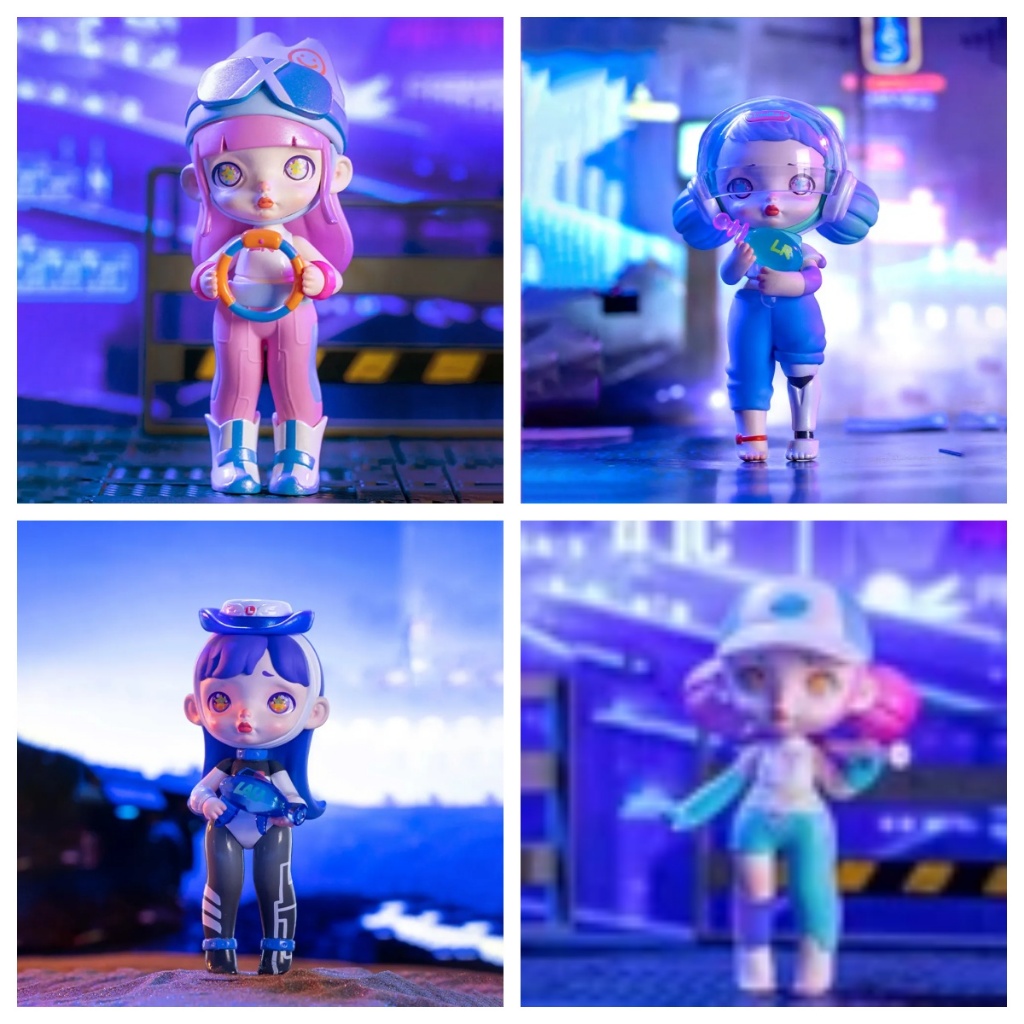 Laura Blind Box Figures Cyberpunk Series Surprise Cool Toys Cute ...