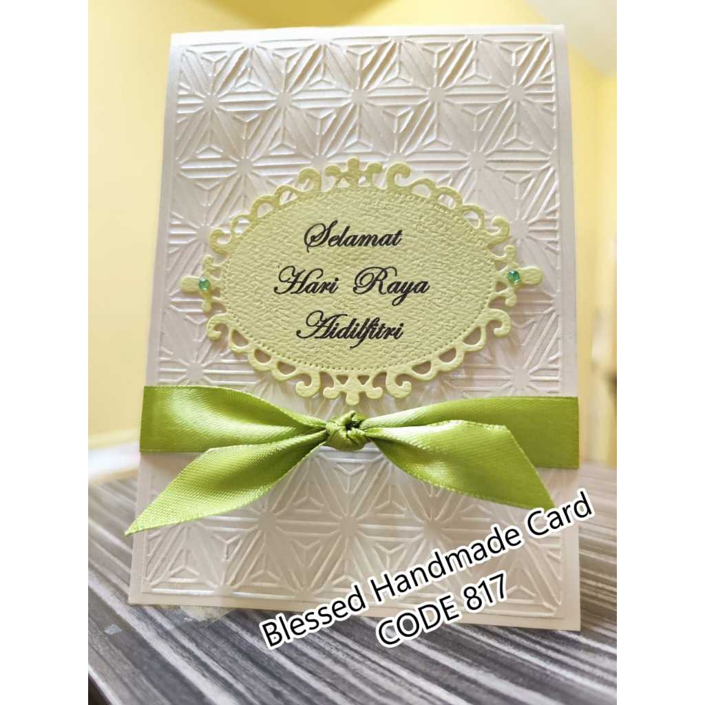 Handmade cards - Hari Raya Aidilfitri Card (A6 size Folded card ...