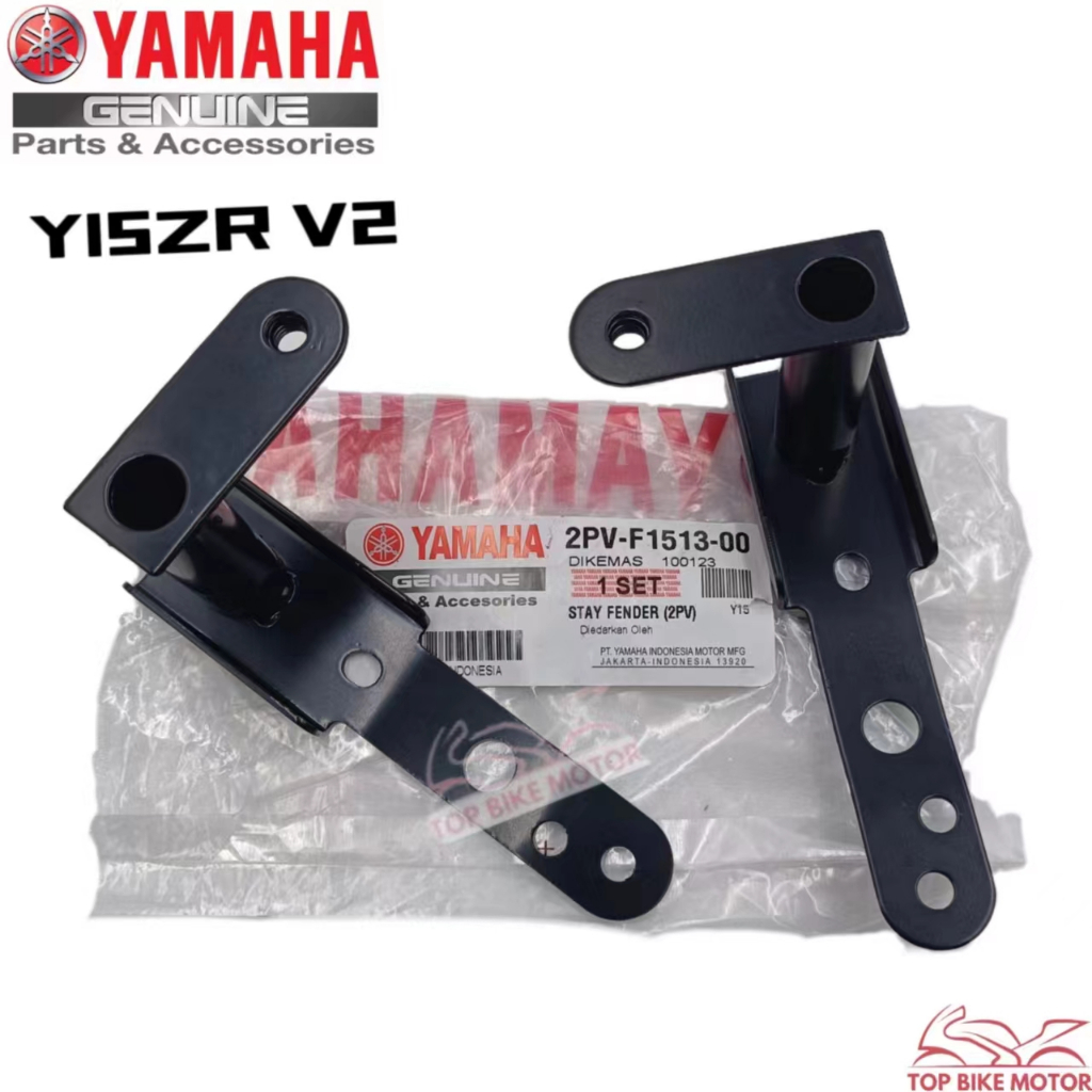 Front Fender Bracket For Kawasaki Z900RS (2018-2025) - Aluminum Alloy, Carbon Fiber Pattern, Left & Right Set