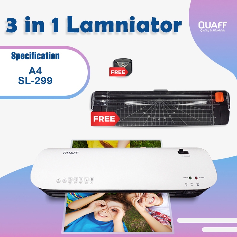 Sl299 Laminating Machine A4 Laminator Machine A4 Hot And Cold Shower