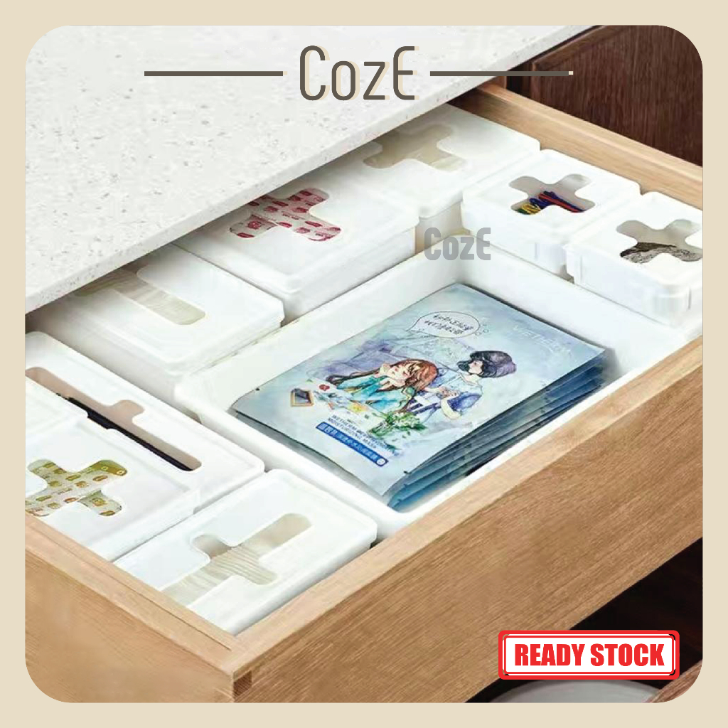CozE Plastic Storage Box Multipurpose Pull-Out Box for Tissue Gloves ...
