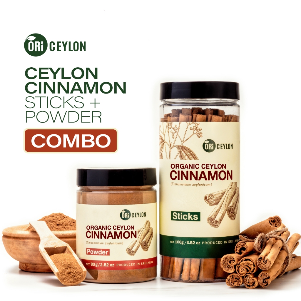 Ceylon Organic Cinnamon Sticks & Powder - Organik Kayu Manis Ceylon ...