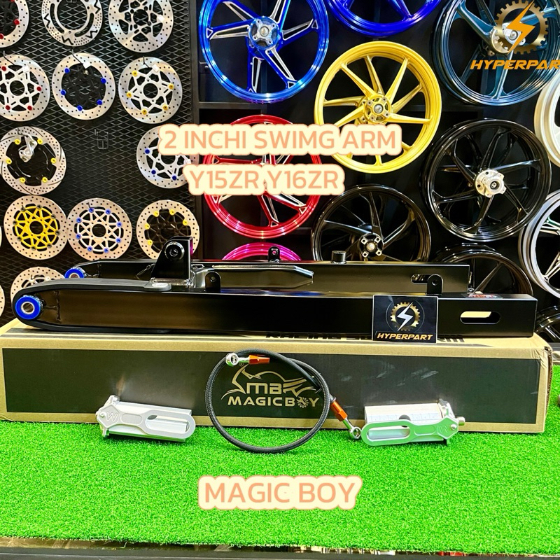 MAGICBOY RACING CUTTING STD 2INCH SWING ARM Y15ZR Y16ZR PNP SIAP BRAKE