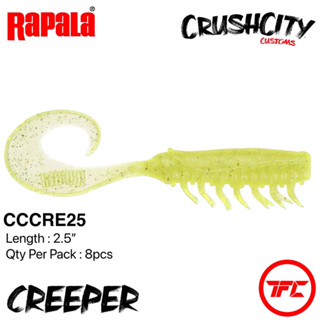 2023 New RAPALA Crush City Soft Baits Creeper Heavy Hitter The