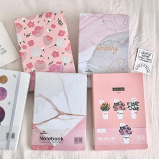 348 Pcs Scrapbooking Supplies Kit, Pink Cute Kawaii Aesthetic Scrapbook Kit for Bullet Junk Journal, Stationery, A6 Grid Notebook, DIY Journaling Sup