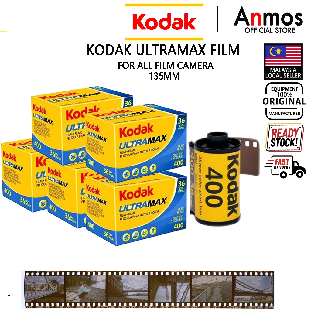 3Rolls Original Kodak UltraMax 400 Color 35mm Film Color Print