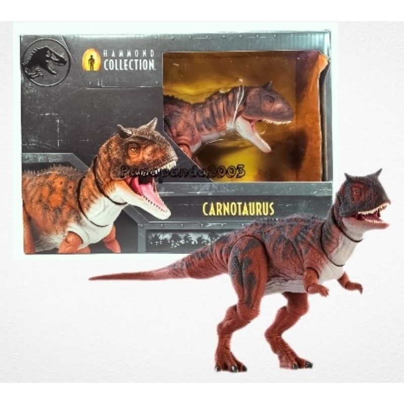Mattel Jurassic World Hammond Collection Carnotaurus Dino Trackers ...