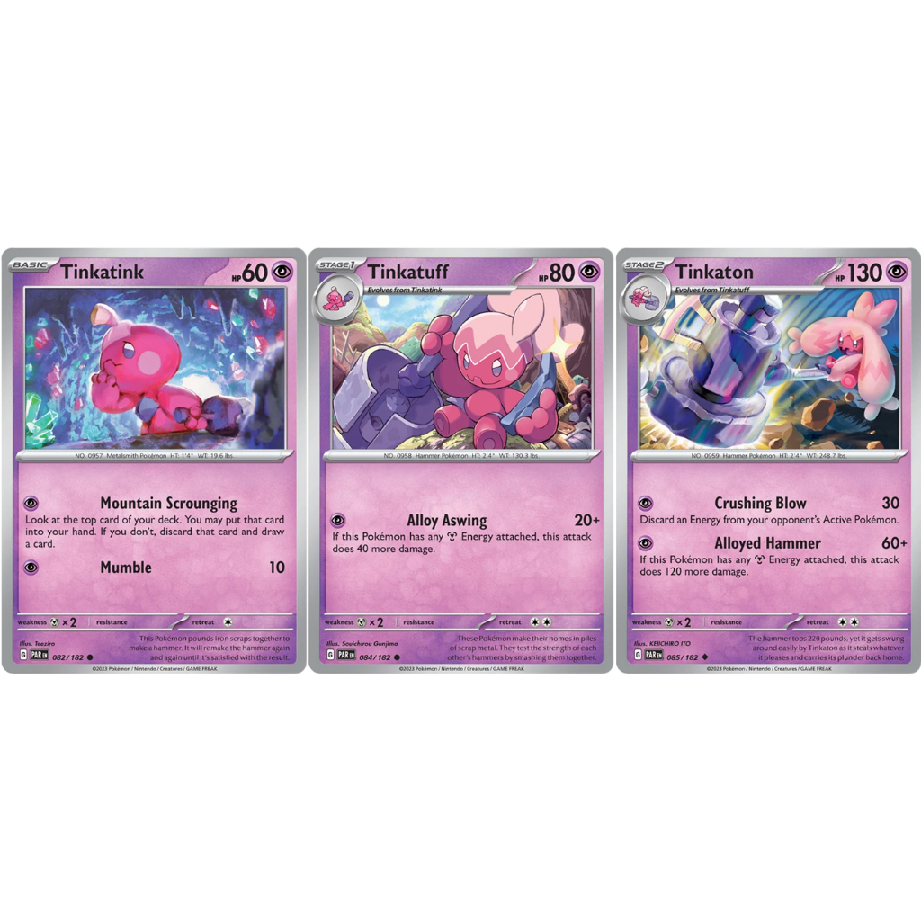 Pokemon TCG: Paradox Rift - Tinkatink / Tinkatuff / Tinkaton | Shopee ...