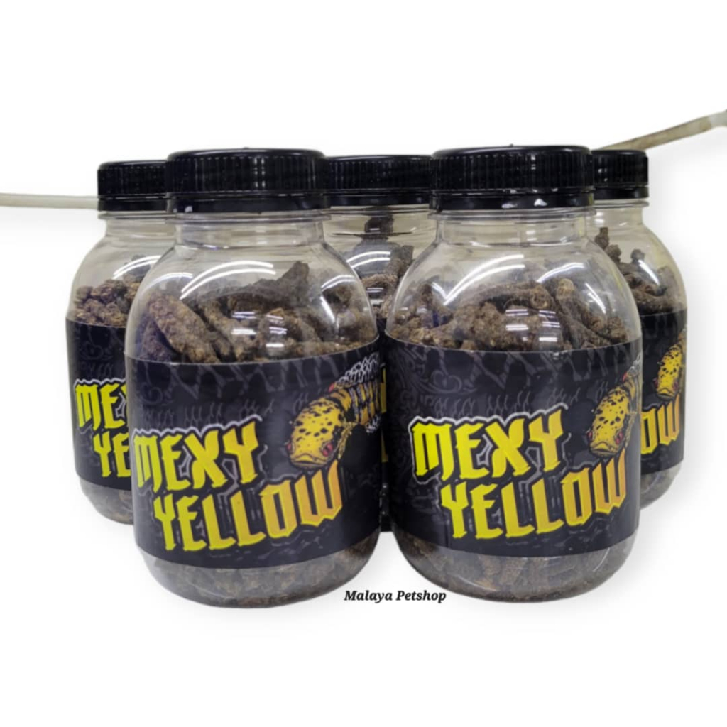 Pellet Mexy Yellow (Pellet Channa Keluaran Agha Fish)(Sesuai untuk ...