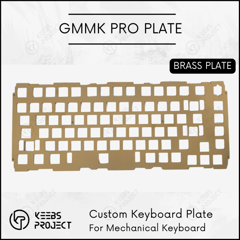 GLORIOUS GMMK PRO FR4 / POM / CARBON FIBER / BRASS / ALUMINIUM Plate