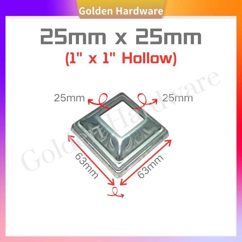 Hollow Capping / Square Capping / Square Leg Capping / Hollow Base Cap ...