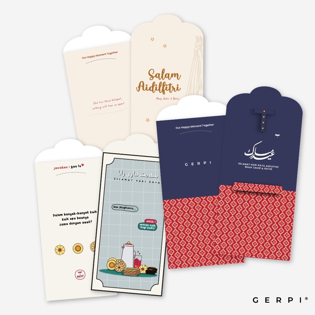 Piece Only Gerpi Sampul Duit Raya Exclusive Gerpi Raya Design Sampul Raya Shopee