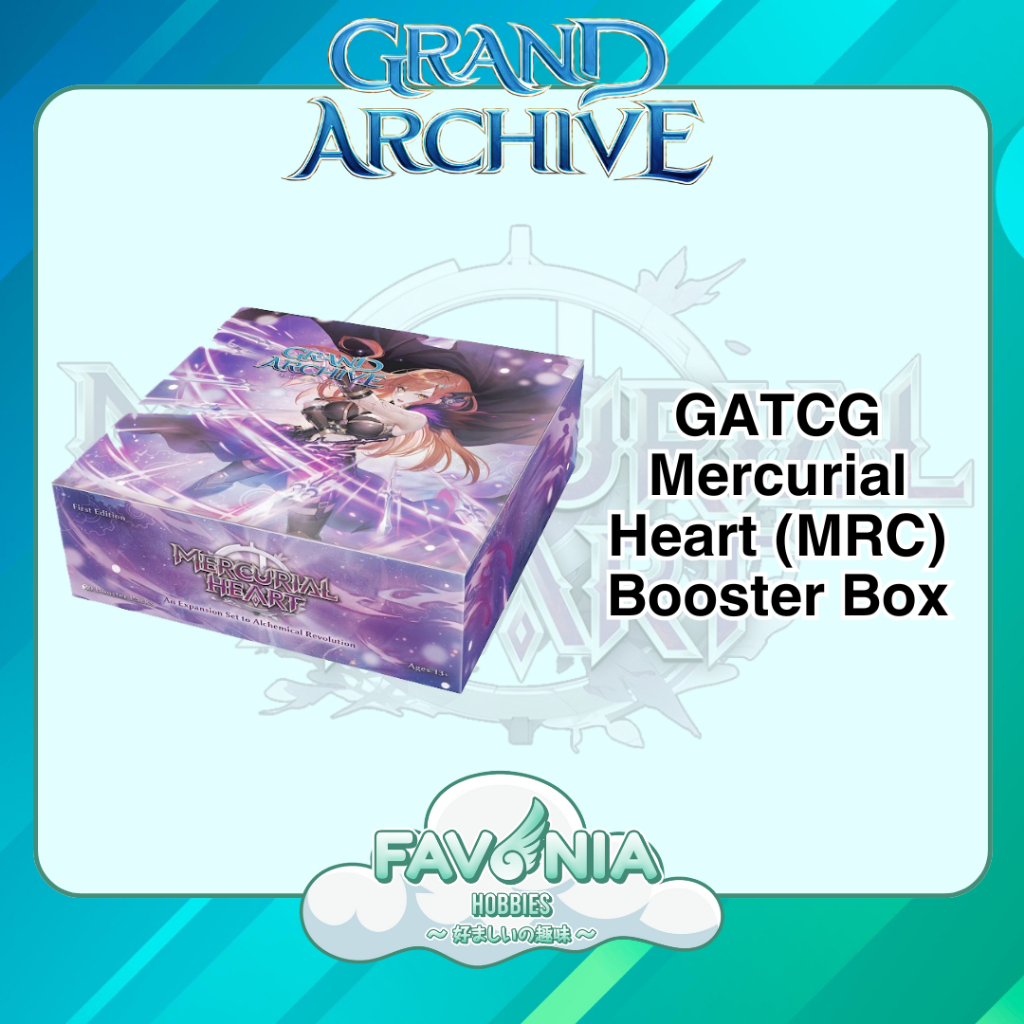 Grand Archive TCG Mercurial Heart Booster Box GATCG MRC