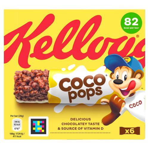 KELLOGGS Coco Pops Chocolate Flavour Toasted Rice Cereal And Milk Bar ...