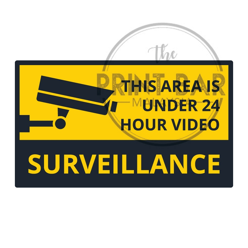 SIGNS STICKER / PELEKAT STICKER / SIGNAGE STICKER / 24 HOURS ...