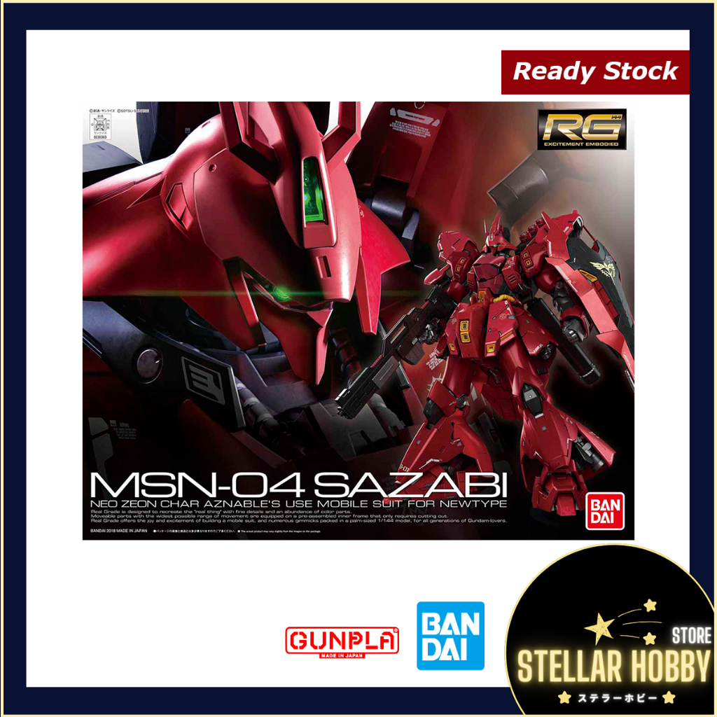 Bandai Hobby RG Gundam Sazabi de Gundam Char's Counterattack RG 1/144
