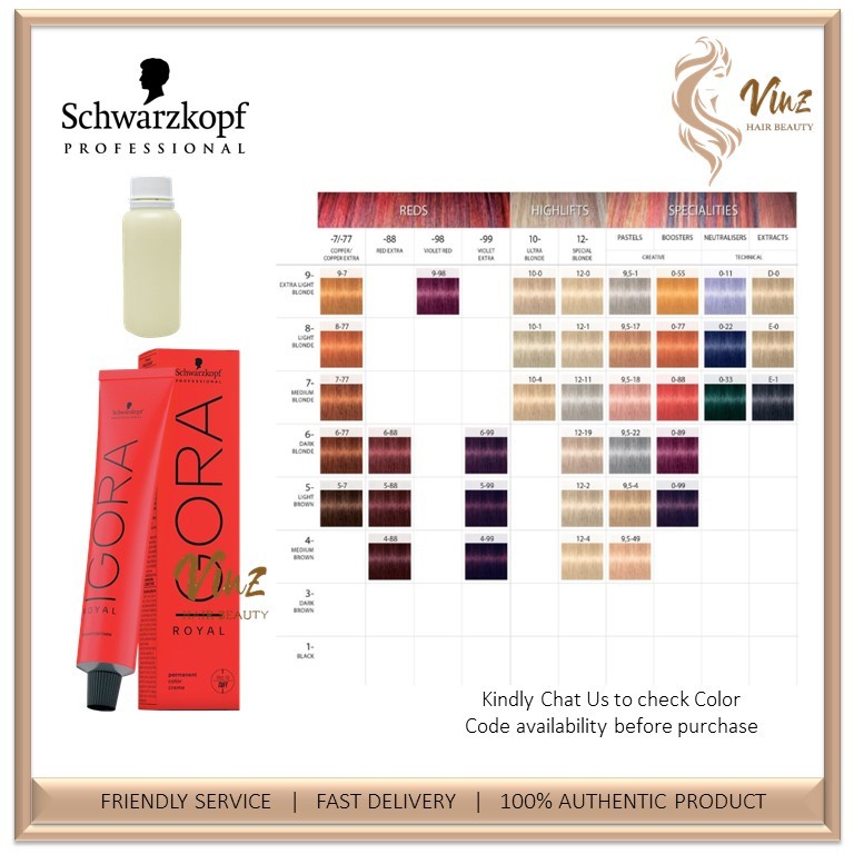 Schwarzkopf Igora Royal Permanent Color Creme - Kaufen Bei