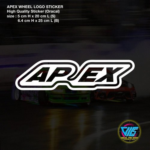 APEX WHEEL 1 LOGO Sticker / Decal (High Quality Sticker) | Shopee ...