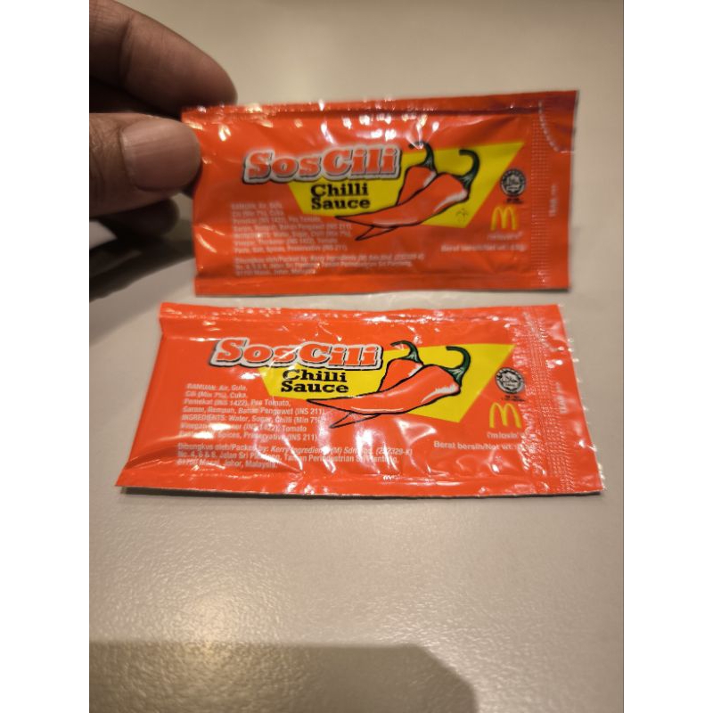 McD Chilli Sauce (50pkts a set) - Mar 2026) | Shopee Philippines