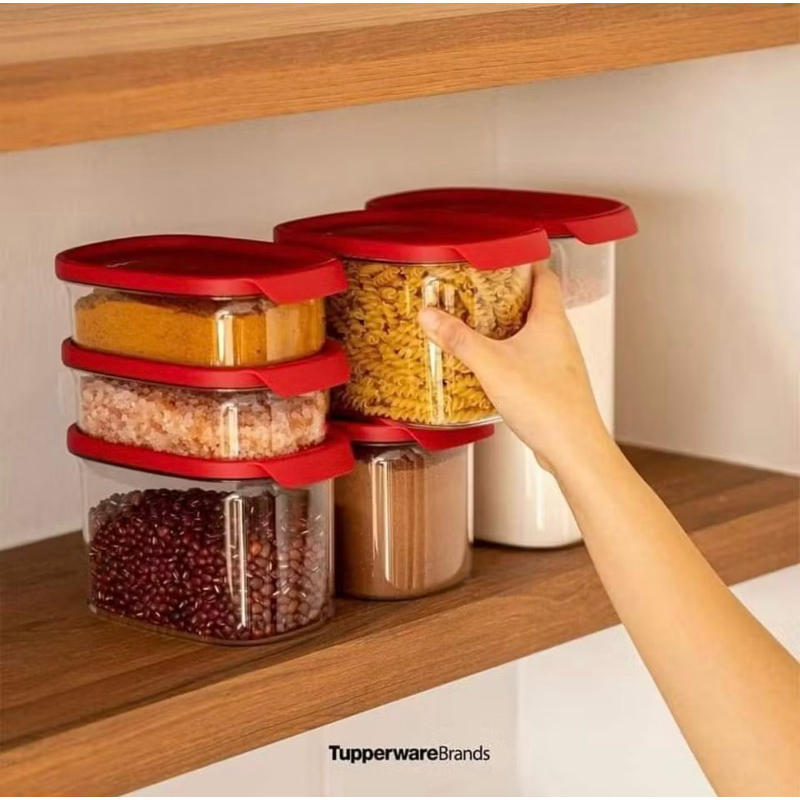 Tupperware Ultra Clear Containers Set 550ml 1.0L 2.2L transparent food ...