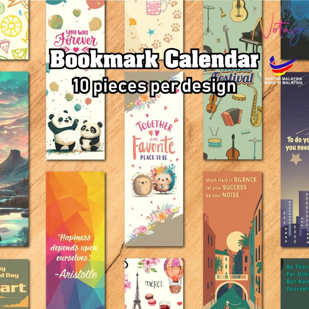 10pcs-bookmark-calendar-2024-small-doorgift-kalendar-cute-bookmark-book