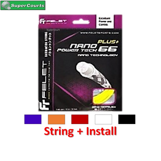 FELET (Japan Technology string) NANO POWER TECH 66 PLUS+ String ...