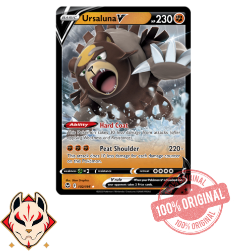 Ursaluna V SWSH12 Silver Tempest Pokemon tcg ptcg ultra (free top