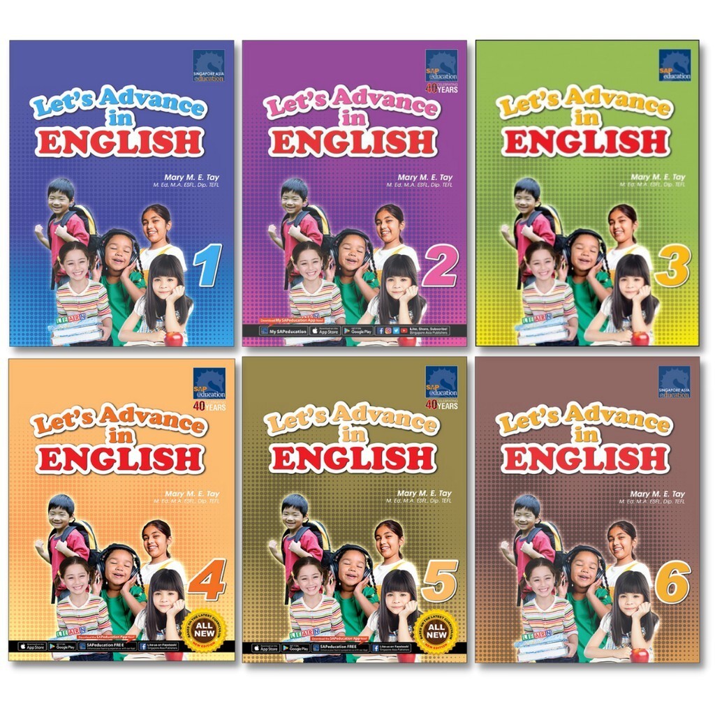 Let’s Advance In English Book 1 - 6 Topical Primary English School ...