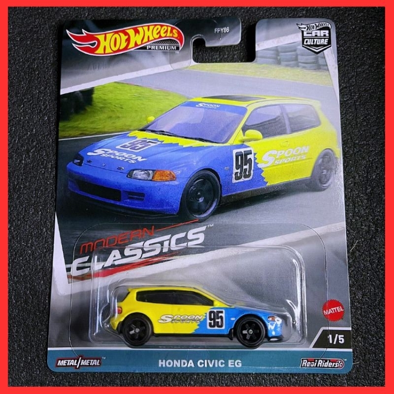 Hot Wheel Honda Civic Eg Spoon 2023 Modern Classic Jdm Honda Civic