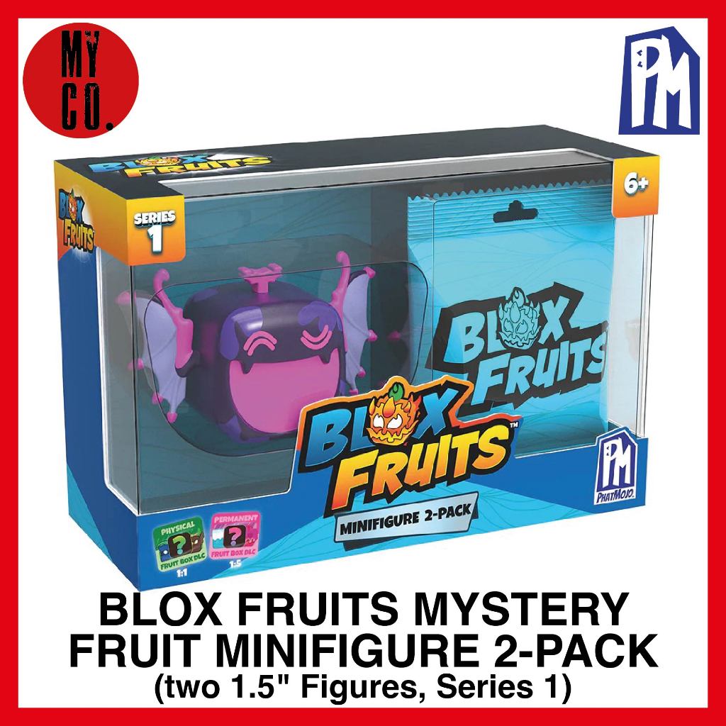 BLOX FRUITS MYSTERY FRUIT MINIFIGURE 2-PACK (two 1.5" Figures, Series 1