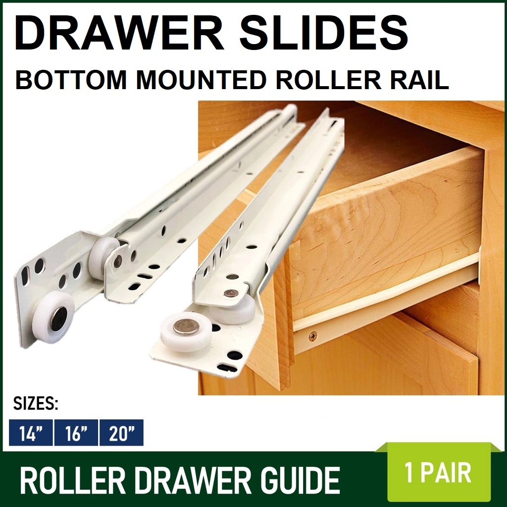 Roller drawer deals slides